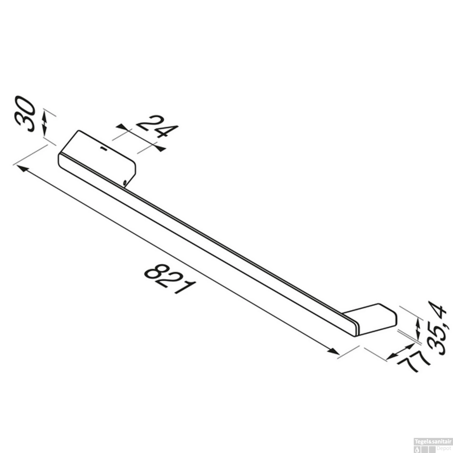 Handdoekrek Met Planchet Geesa Shift Chroom 7 Handdoekrek Met Planchet Geesa Shift Chroom - Afbeelding 5
