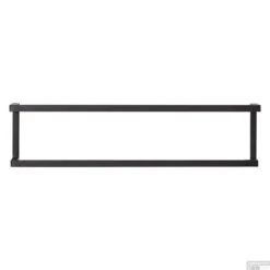 Handdoekrek Sealskin Carré 48x12x7cm Dubbel Mat Zwart -Grohe Verkoopwinkel handdoekrek sealskin carr 48x12x7cm dubbel mat zwart shop