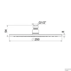 Hoofddouche Boss & Wessing Cemal Rond 25x0,8 Cm Antikalk Geborsteld Koper -Grohe Verkoopwinkel hoofddouche boss wessing cemal rond 25x0 8 cm antikalk geborsteld koper tech