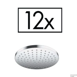 Hoofddouche HansGrohe Vernis Blend 200 1 Jet Chroom (12 Stuks)