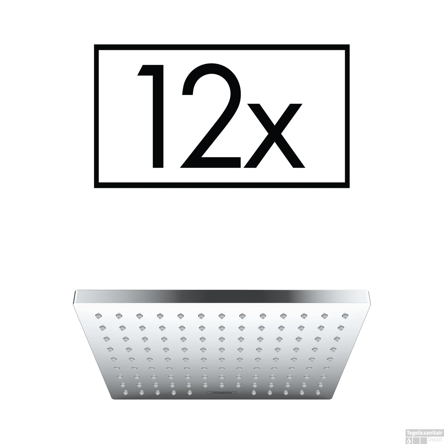 Hoofddouche HansGrohe Vernis Shape 230 1 Jet Chroom (12 Stuks)