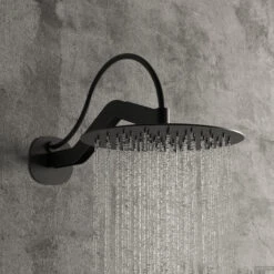 Hoofddouche Salenzi Giro Ultra Dun 25cm Mat Zwart