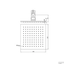 Hoofddouche Vierkant Wiesbaden 20x20 Cm Mat Zwart -Grohe Verkoopwinkel hoofddouche vierkant wiesbaden 20x20 cm zwart tech