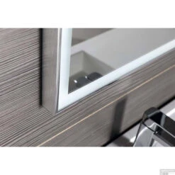 Badkamerspiegel Sapho Luminar 120.3x55.3 Cm LED-Verlichting Frame Chroom -Grohe Verkoopwinkel nl560 badkamerspiegel sapho luminar 120.3x55.3 cm led verlichting frame chroom 1