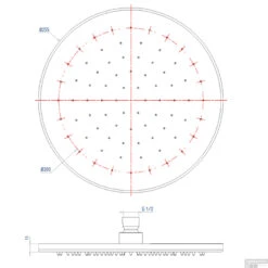Regendouchekop Salenzi Marble 25cm White Marble OP=OP -Grohe Verkoopwinkel regendouchekop salenzi marble 25cm white marble tech
