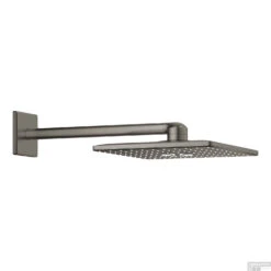 Regendoucheset Grohe Rainshower SmartActive Cube 31 Cm Met Wandarm Hard Graphite Geborsteld