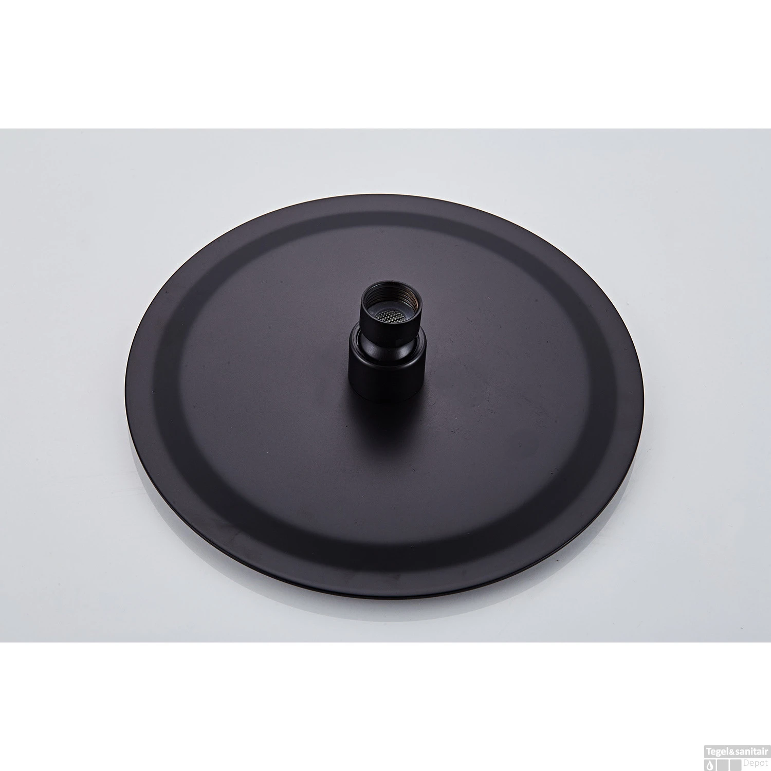 Ronde Hoofddouche Boss & Wessing Exclusive Extra Dun 30 Cm Mat Zwart - Afbeelding 2