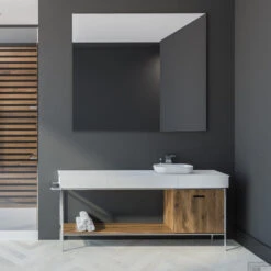 Spiegel Gliss Design Basic Zonder Verlichting 140cm