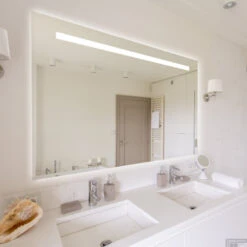 Spiegel Gliss Design Horizontaal Led Standaard Verlichting 160cm -Grohe Verkoopwinkel spiegel gliss design horizontaal led standaard verlichting sfeer2 9