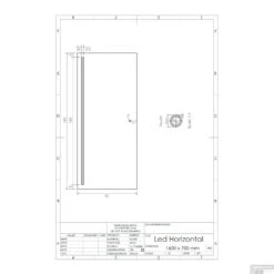 Spiegel Gliss Design Horizontaal Led Standaard Verlichting 160cm -Grohe Verkoopwinkel spiegel gliss design horizontaal led standaard verlichting 160 tech