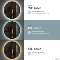 Spiegel Gliss Design Oko Rond LED Verlichting (Alle Maten) 11 Spiegel Gliss Design Oko Rond LED Verlichting (Alle Maten) -Grohe Verkoopwinkel spiegel gliss design oko rond led verlichting alle maten sfeer