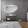 Spiegel Gliss Design Trendy Oval LED Verlichting 120cm
