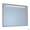 Spiegel Sanicare Q-Mirrors 100x70 Cm Vierkant Met Aan De Bovenkant LED Cold White, Omlijsting Aluminium Incl. Ophangmateriaal Met Afstandsbediening -Grohe Verkoopwinkel spiegel sanicare q mirrors 100x70 cm vierkant met aan de bovenkant led cold white alu lijst afstandsbediening shop