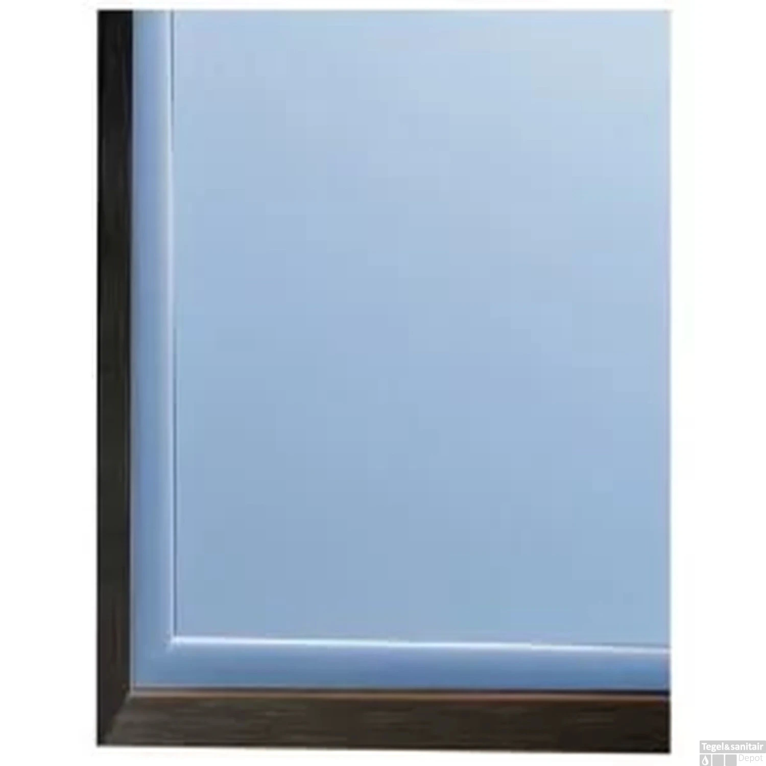 Spiegel Sanicare Q-Mirrors 100x70 Cm Vierkant Met Aan De Bovenkant & Onderzijde LED Cold White, Omlijsting Chroom Incl. Ophangmateriaal Met Afstandsbediening - Afbeelding 2