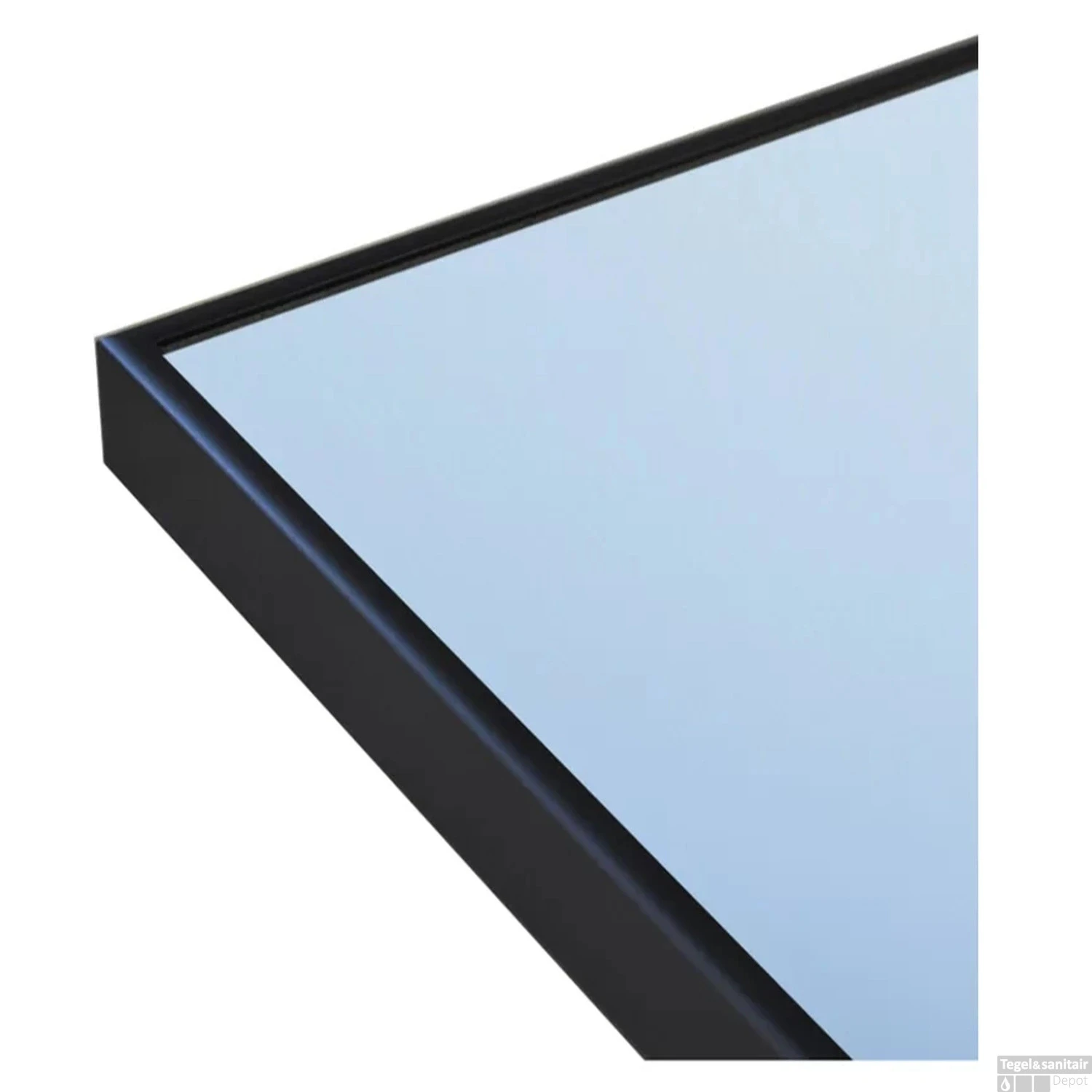 Spiegel Sanicare Q-Mirrors 120x70 Cm Vierkant Met Links & Rechts LED Cold White, Omlijsting Mat Zwart Incl. Ophangmateriaal Met Afstandsbediening 4 Spiegel Sanicare Q-Mirrors 120x70 Cm Vierkant Met Links & Rechts LED Cold White, Omlijsting Mat Zwart Incl. Ophangmateriaal Met Afstandsbediening - Afbeelding 2