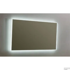 Spiegel Sanilux Mirror Infinity 120x70x4,1 Cm Aluminium Met LED Verlichting En Spiegelverwarming