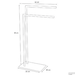 Handdoekrek 2-armig Sealskin Tube Wit 15 Handdoekrek 2-armig Sealskin Tube Wit -Grohe Verkoopwinkel ssk362383210 tekening