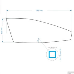 Badkamerspiegel Gliss Design Tartaros 160x50cm LED-Verlichting -Grohe Verkoopwinkel tartaros 160x60