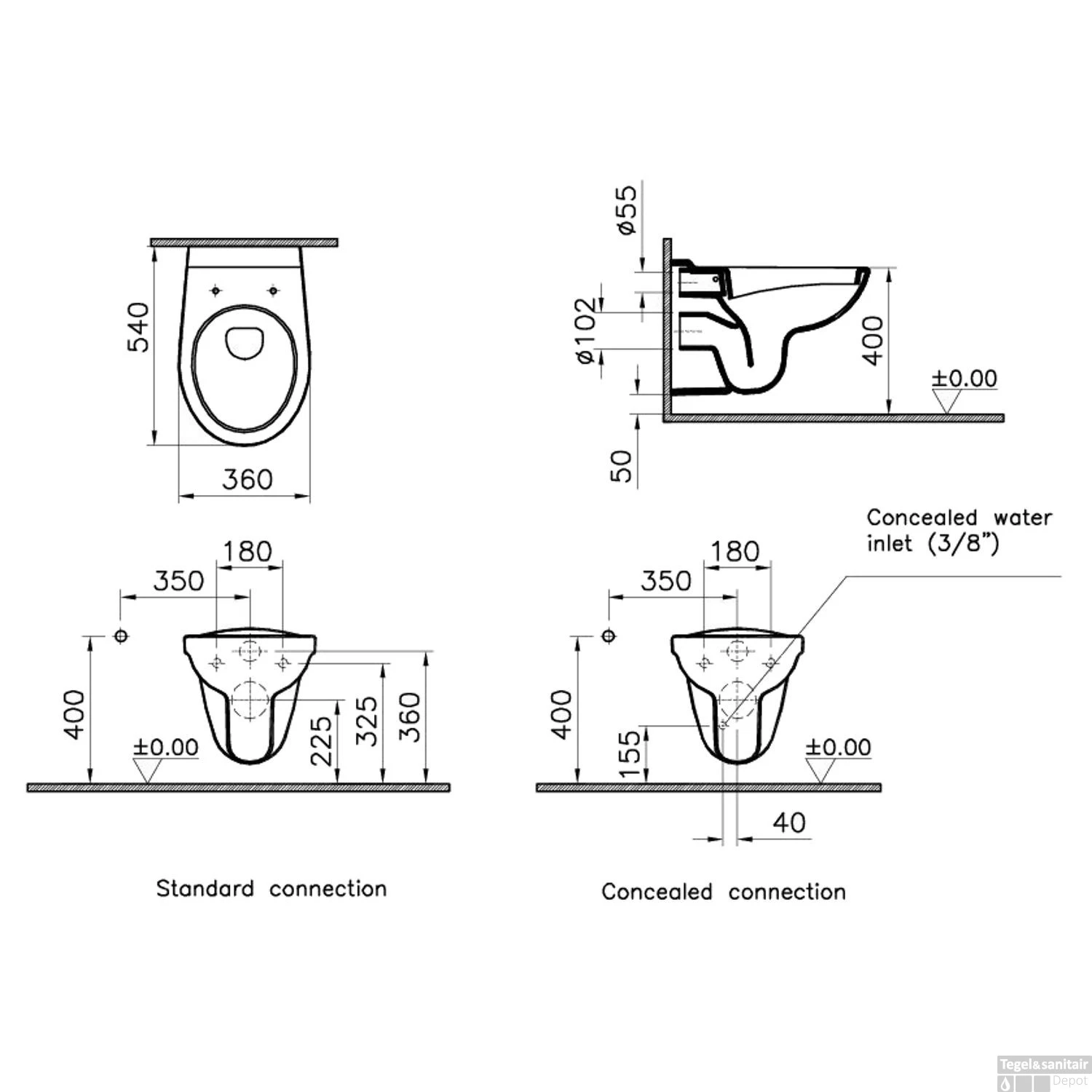 Aktie Toiletset Grohe Rapid SL Met Basic Smart Pot En Skate Air Drukplaat 6 Aktie Toiletset Grohe Rapid SL Met Basic Smart Pot En Skate Air Drukplaat - Afbeelding 4