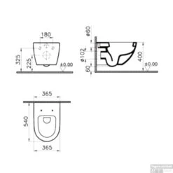Grohe Rapid SL Toiletset Set28 B&W Zero Compact 49.5cm Met Grohe Arena Of Skate Drukplaat -Grohe Verkoopwinkel toiletpot boss en wessing zero compact 0271795 tech 16