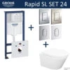 Grohe Rapid SL Toiletset Set24 Wiesbaden Vesta Rimless 52 Cm Met Grohe Arena Of Skate Drukplaat -Grohe Verkoopwinkel toiletset grohe rapid sl set24