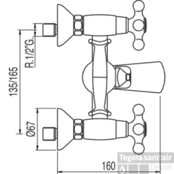 Tres Clasic-Tres Bad-Douchemengkraan 132176 Chroom