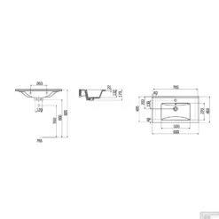 Wastafel Boss & Wessing 1 Kraangat 45x80 Cm Rechthoek Keramiek Wit -Grohe Verkoopwinkel wastafel boss wessing 1 kraangat 45x80 cm rechthoek keramiek wit tech