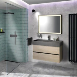 Wastafel Sapho Quadrado 96x44 Cm Zwart -Grohe Verkoopwinkel wastafel sapho quadrado 96x44 cm zwart 3