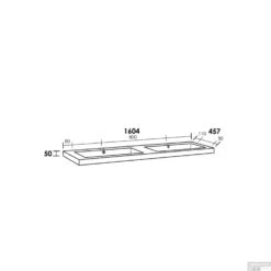 Wastafel Voor Meubel Exclusive Line Foggia 160 Cm Mat Wit 2 Kraangaten -Grohe Verkoopwinkel wastafel voor meubel exclusive line foggia 160 cm mat wit 2 kraangaten wt fom1602 tech