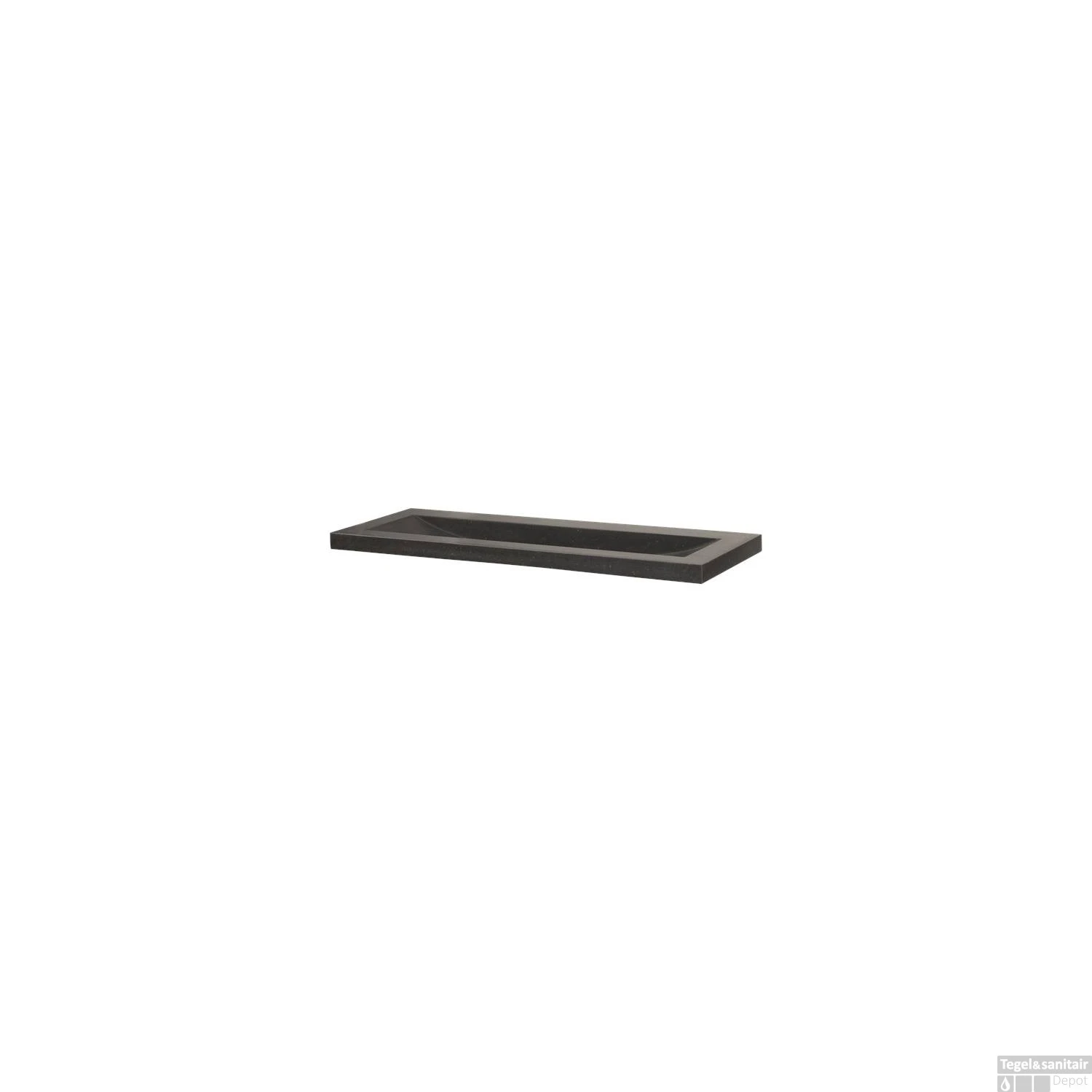 Wastafelblad Exclusive Line 120-1 Natuursteen CoreStone 1 Kraangat 4 Wastafelblad Exclusive Line 120-1 Natuursteen CoreStone 1 Kraangat - Afbeelding 2