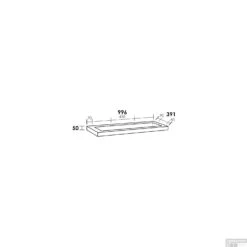 Wastafelblad Artificial Stone 100XXS 1 Kraangat -Grohe Verkoopwinkel wastafelblad exclusive line 100 xxs artificial stone tech 1