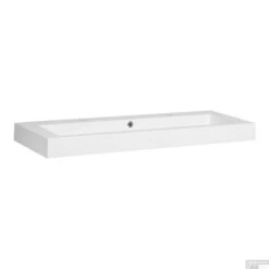 Wastafelblad Exclusive Line 120-1 Florence 'Trog' 2 Kraangaten -Grohe Verkoopwinkel wastafelblad exclusive line 120 1 florence trog 2 kraangaten detail