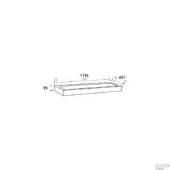 Wastafelblad Exclusive Line Black Spirit 120-1 Natuursteen 2 Kraangaten -Grohe Verkoopwinkel wastafelblad exclusive line black spirit 120 1 natuursteen tech 2