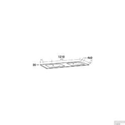 Wastafelblad Keramiek Empoli 120 2 Kraangaten 9 Wastafelblad Keramiek Empoli 120 2 Kraangaten -Grohe Verkoopwinkel wastafelblad exclusive line empoli 120 2 keramiek tech